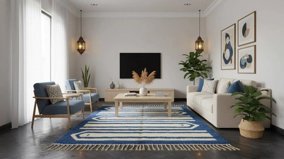 Handgefertigter natürlicher Berber-Teppich 2,5x1,5 m – Teppiche & Läufer, Wool (photo 6 of 14)