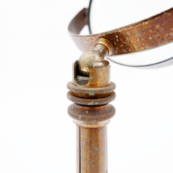 Image 1 of Große Physiklabor-Linse, altes wissenschaftliches Instrument, 19. Jahrhundert