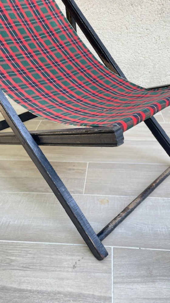 Vintage Canvas Folding Sun Lounger – Sunbed (photo 28 of 35)