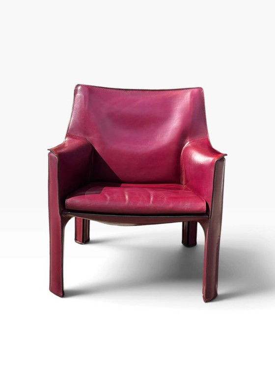 Cab 414 Stuhl von Mario Bellini für Cassina, Sessel (Foto 6 von 8)