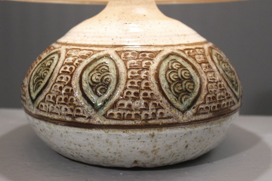 Image 1 of Marcel Giraud in Vallauris - Large lamp base with stamped decoration, France, 1960s