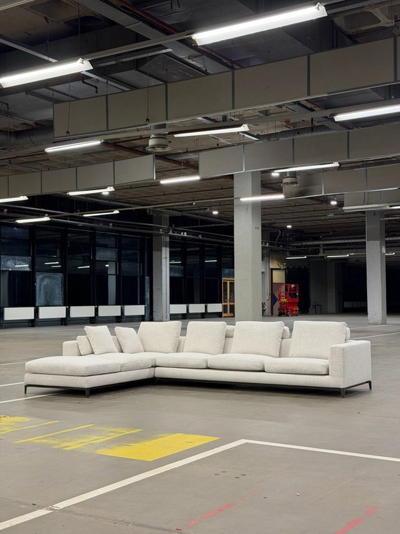 Minotti Andersen Canapé d'angle, Canapés d'angle, Textile, Crème (photo 17 sur 17)