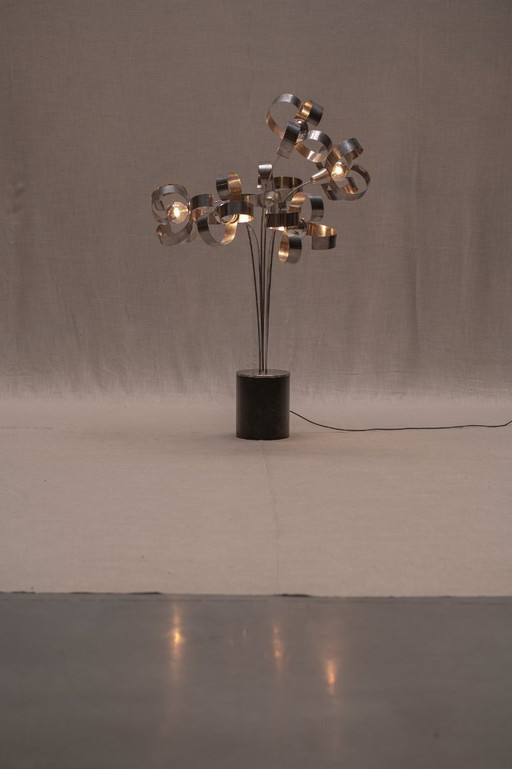 Lampadaire italien Space Age, 1970