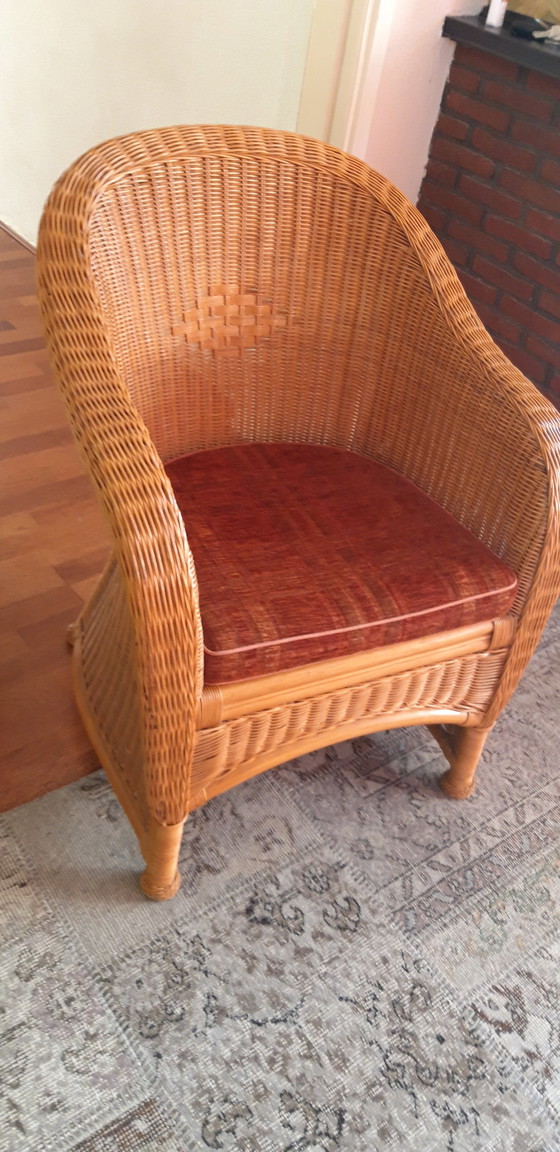 Image 1 of Rattan Bambou Sessel