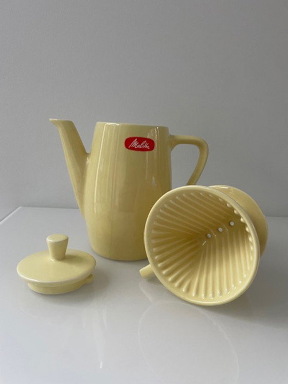 Image 1 of Macchina da caffè Melitta vintage con filtro degli anni '60.