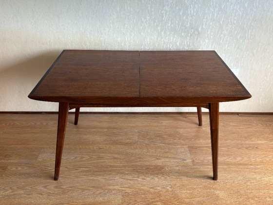 Image 1 of Mid - Century Teak Dining Table (1963) - Handmade & Extendable