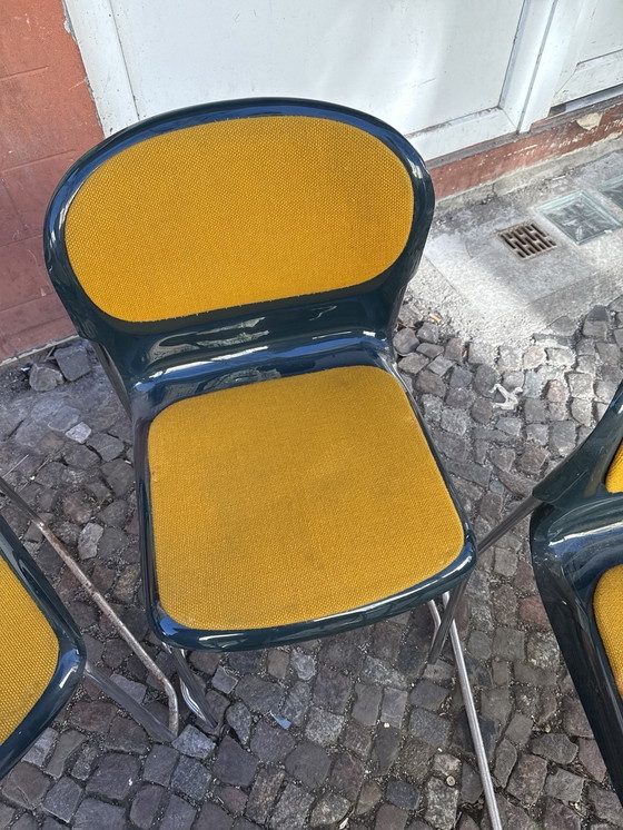 Image 1 of 6x Swing stacking chairs from Drabert | Designer Chairs