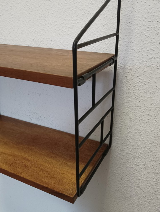 Estante de pared único de la década de 1950 – Armarios de pared, Metal, Wood (photo 4 of 9)