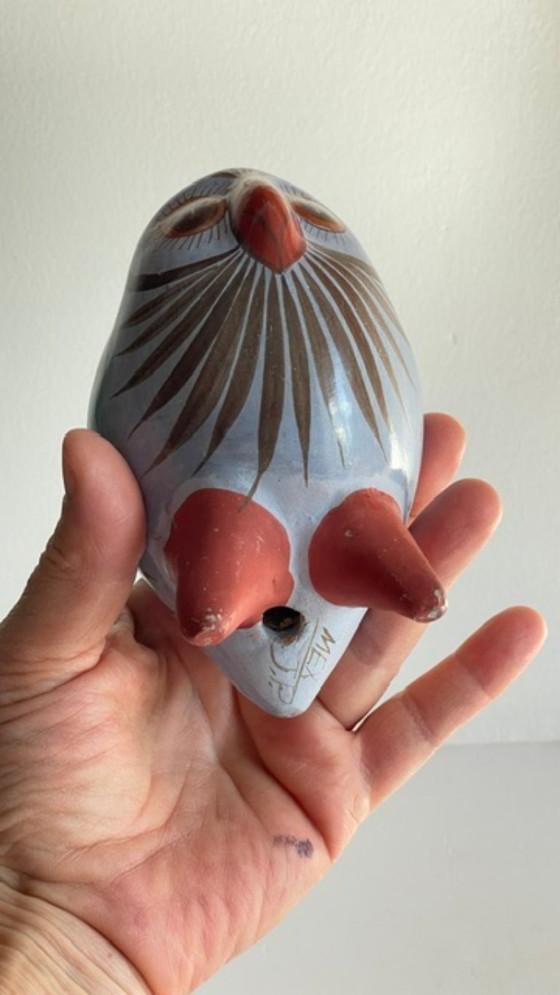 Vintage HANDCRAFTED Ceramic OWL – MEX JP, Decorative Objects (photo 13 of 35)