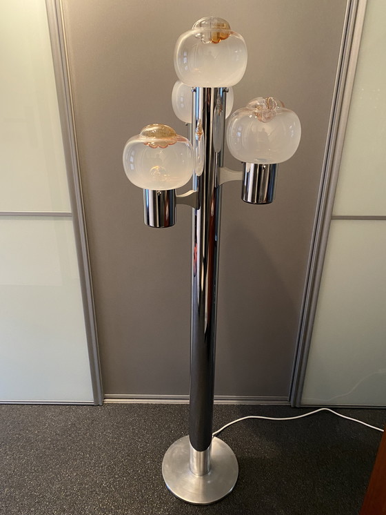 Image 1 of Space Age Vloerlamp, Chroom