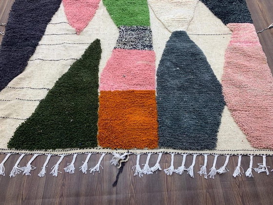 Alfombra marroquí de lana tejida a mano, hecha a medida, tamaño 200/300 cm. – Aime Té, Wool (photo 2 of 9)