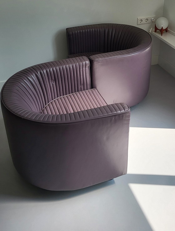 Image 1 of Twee design stoelen, Ammannati & Vitelli, Italië jaren 80