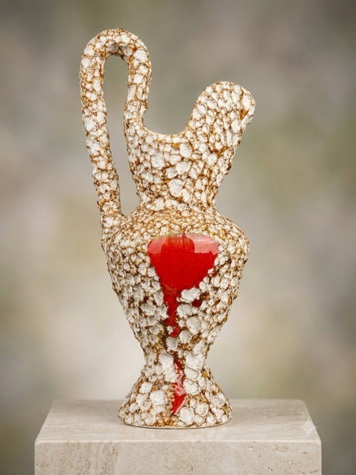Fat lava vase Brutalist style