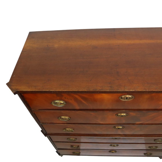 Image 1 of Drawer Cabinet Chiffonnière Flamed Mahogany