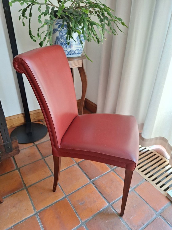 4x Poltrona Frau Dining Chairs – Calfskin (photo 3 of 5)