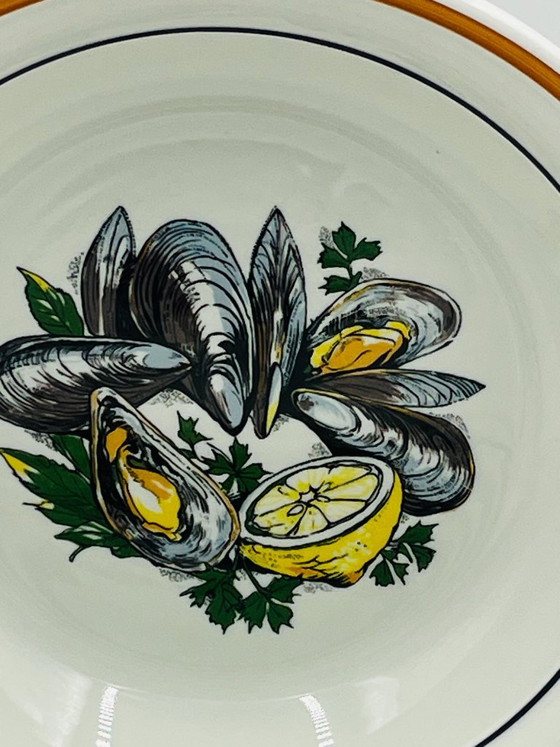 Mussel Serving Set Ceramica Quadrifoglio, Bowls, White (photo 11 of 15)