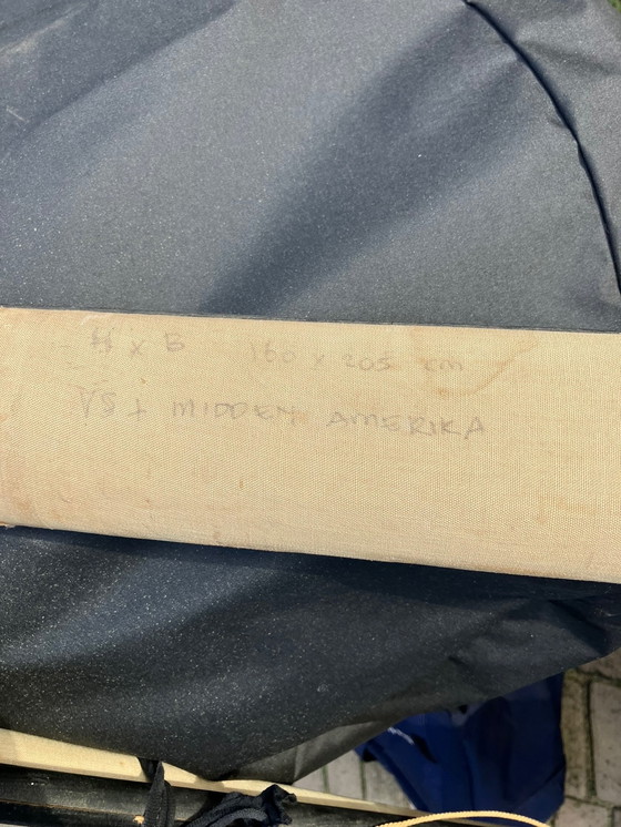 Image 1 of Poster/mappa/mappa murale XXL vintage degli Stati Uniti e dell'America Centrale