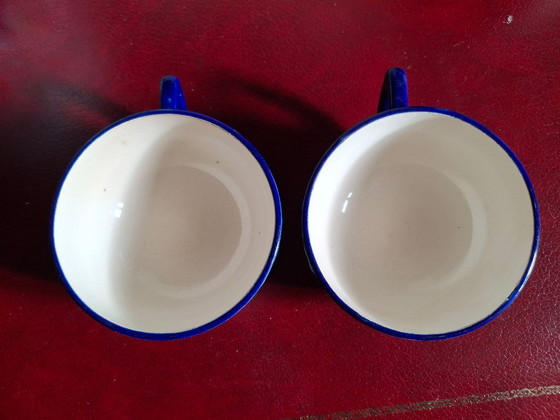 Image 1 of Juego de té esmaltado cloisonné de Longwy