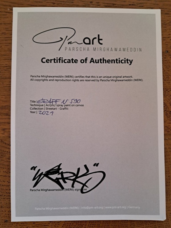 Image 1 of Parscha Mirgawameddin - Graph 590 XL - Künstlergemälde