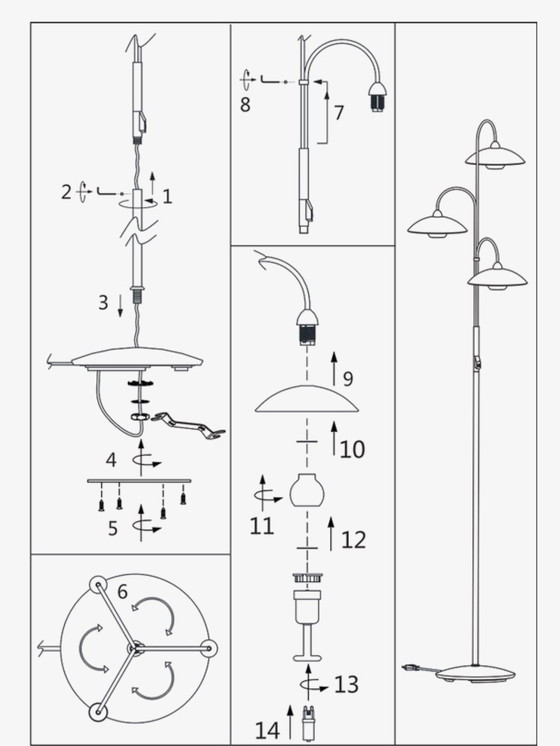 Image 1 of Lampada da tavolo Steinhauer Tallerken 