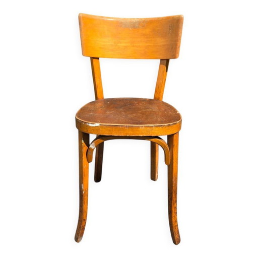 Vintage Bistro-Stuhl – eetkamerstoelen, Wood