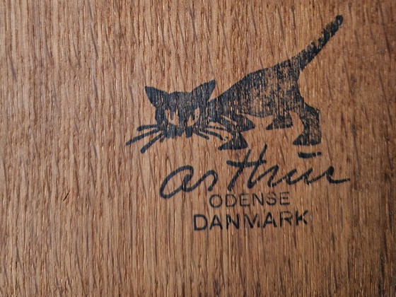 Arthur Odense Denmark - Wooden Panel with Viking - Signed – Paintings & Drawings (photo 3 of 6)