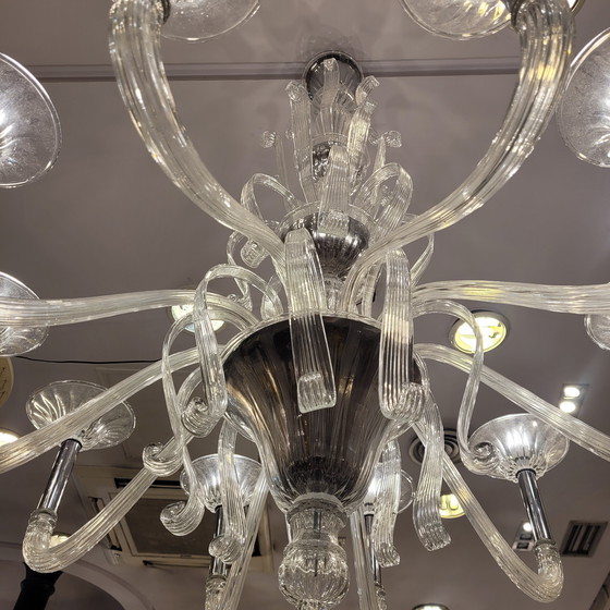 Image 1 of Lámpara De Techo /Chandelier Barovier & Toso, Cristal Soplado, 60’S – Italia