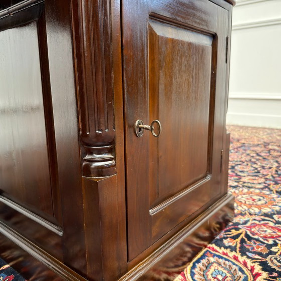 Classic English Desk Set with Office Chairs – Leather, Wood (photo 13 of 23)