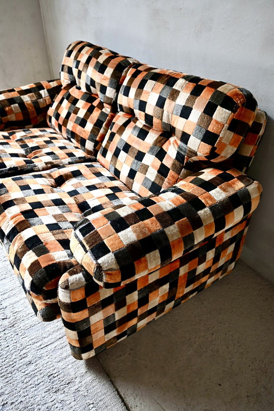 Divano vintage B&B Italia 'Coronado' Afra e Tobia Scarpa. – Divani 2 posti, Velvet (photo 3 of 15)