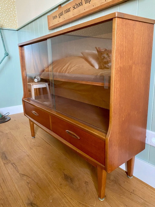 Vintage display cabinet, bookcase Jentique