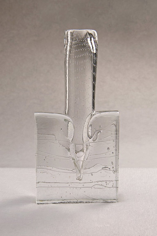 'L'ultimatum' Vase in Glass - Sem Schanzer (as l'Anverre)