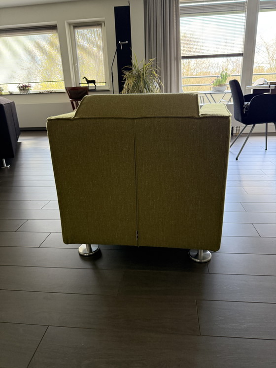 Image 1 of DESIGN ON STOCK LADIES' ARMCHAIR BLIZZ + MATCHING POUF/OOTHOTCHEN