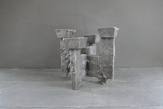 Image 1 of Vintage Brutalist candlestick Design Willy Ceysens