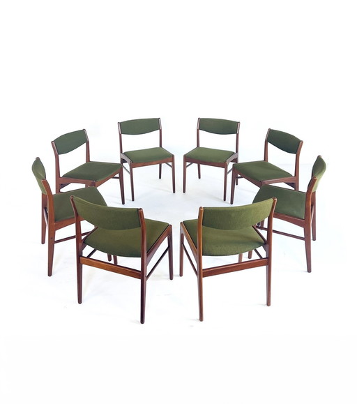 8x Danish Dining Chair '60