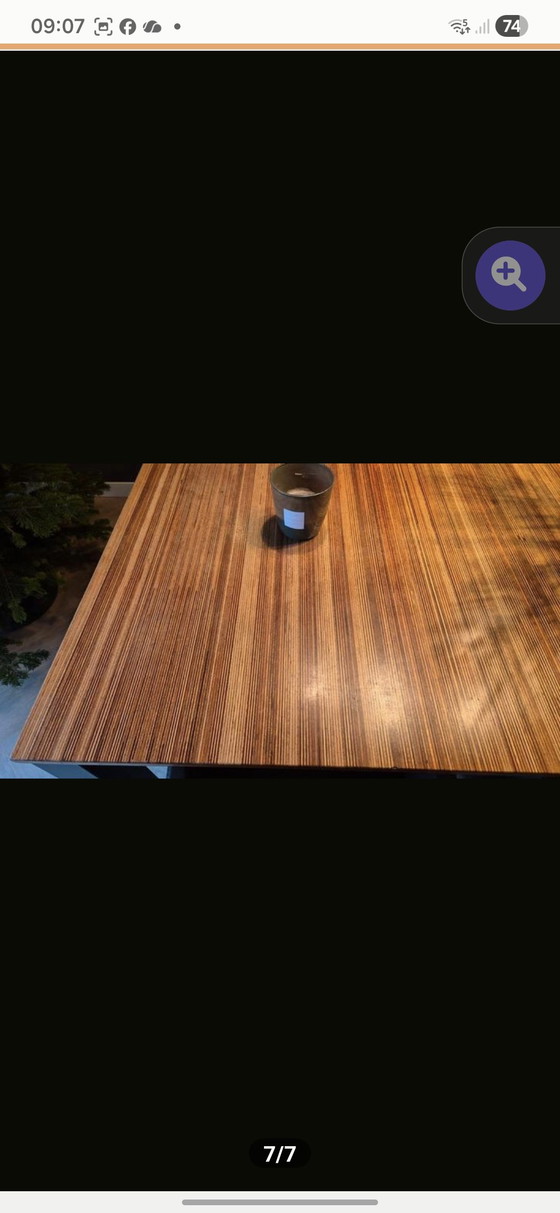 Image 1 of Tk Dining Table Set (Beehive) with 6 Bert Plantagie Chairs