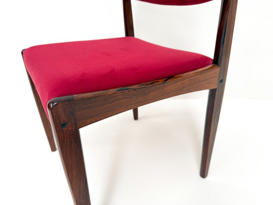 Image 1 of 8x Danish Modern Rosewood Dining Chairs by H.W. Klein for Bramin, 1960s