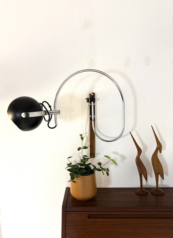 Image 1 of Vintage adjustable wall lamp, T.J.W. Zweers, 1950s