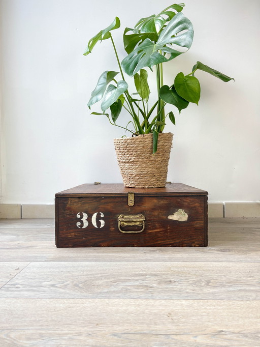 Vintage houten kist