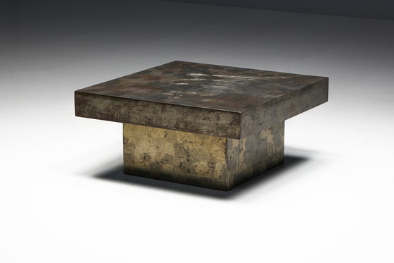 Image 1 of Tavolino brutalista in acciaio, Francia, anni '70