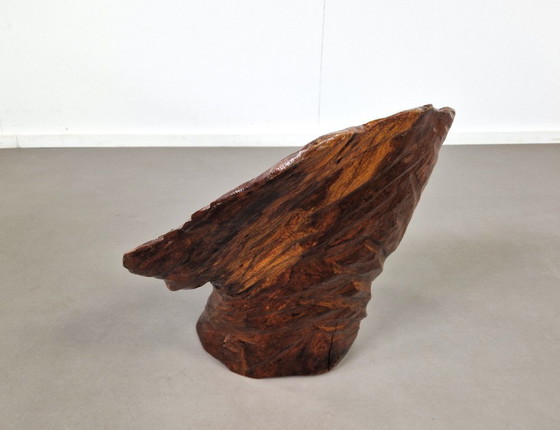 Image 1 of Sculpture Woman's Face | Carved Wood | 1970s