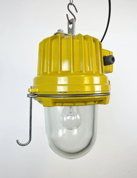 Image 1 of Yellow Industrial Explosion Proof Lamp from Elektrosvit, 1990s