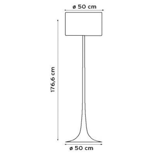 standing lamp Flos Spun Light F mud