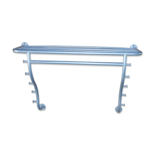 Grey metal coat rack