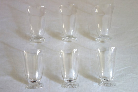 Image 1 of 6 Daum water glasses model Kim mid 20th century