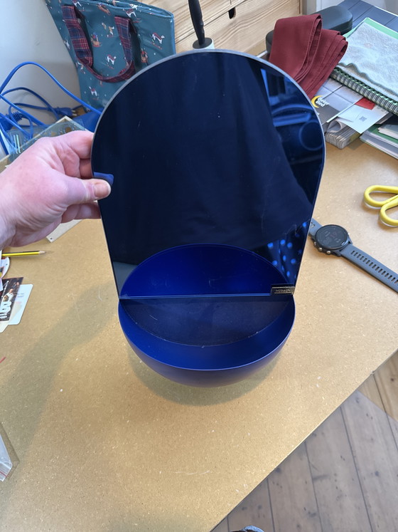 Image 1 of Wanddecoratie spiegel/plantenbakje Hübsch