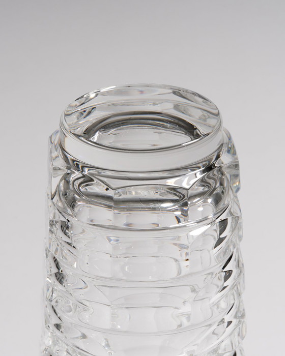 Image 1 of Vase monumental en verre bohémien brutal du Mid Century par Sklo Union, Tchécoslovaquie, années 1960
