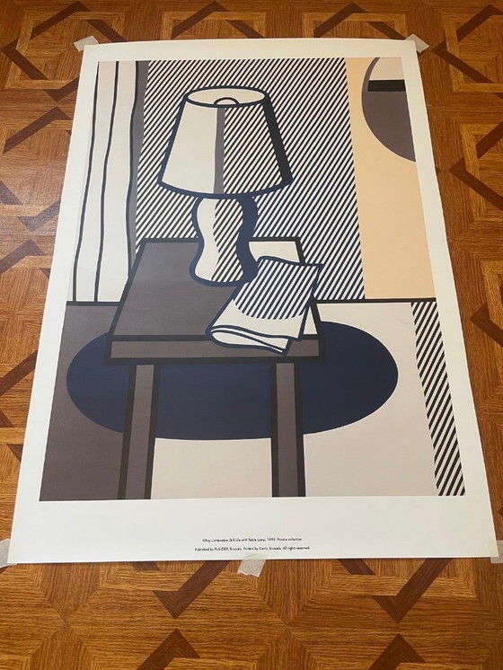 Image 1 of Nature morte à la lampe de table de Roy Lichtenstein