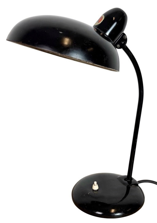 Black Industrial Bauhaus Table Lamp from Escolux, 1930s