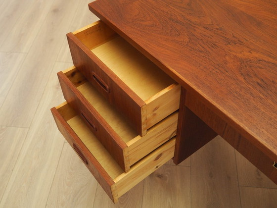Image 1 of Scrivania in teak, design danese, anni '70, prodotta in Danimarca