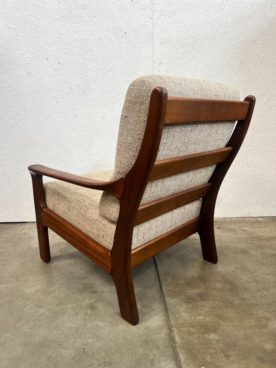 Image 1 of Vintage Teakhouten Scandinavische Fauteuil, 1960's